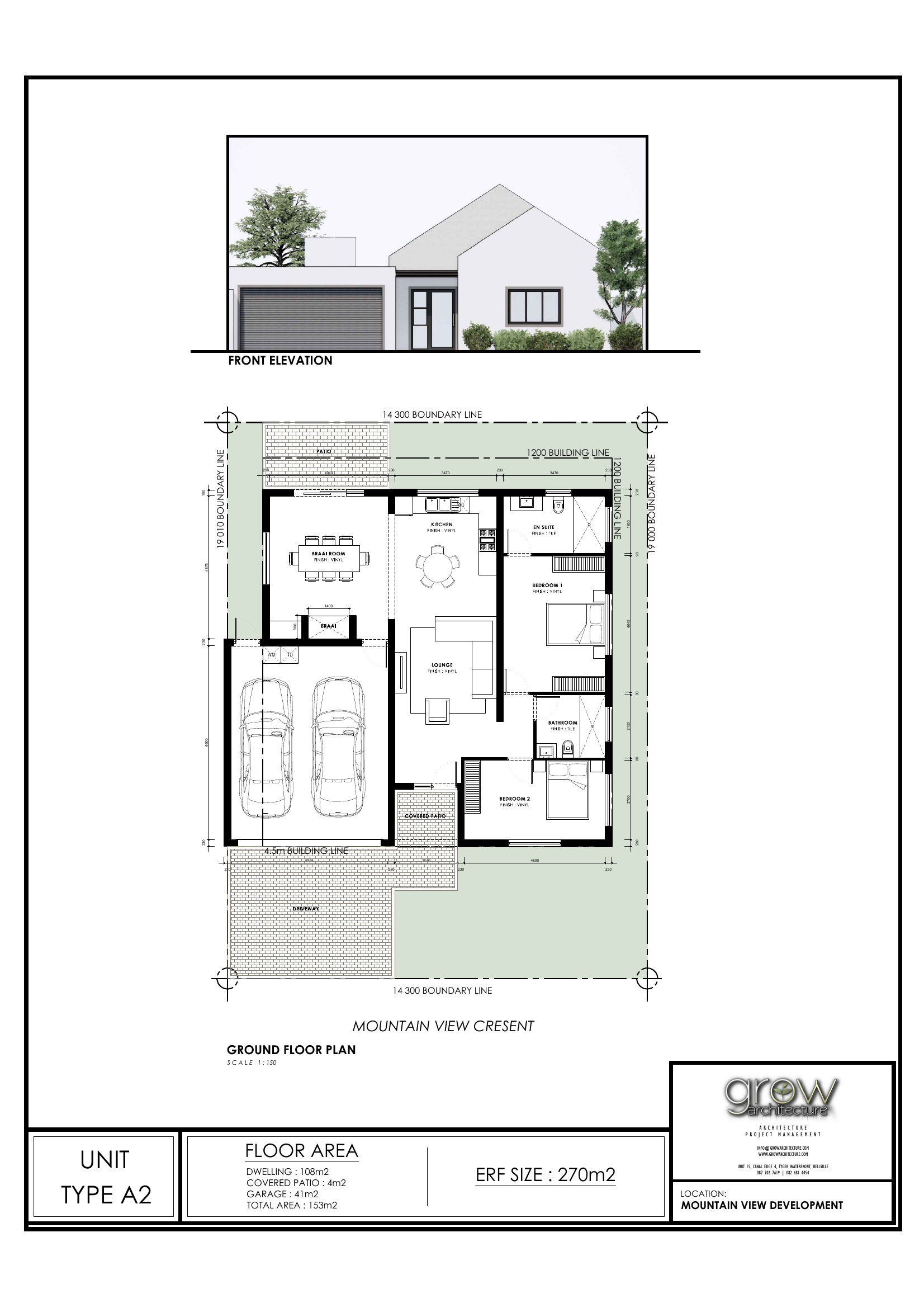 Type A2 - 153m² Floor Plan