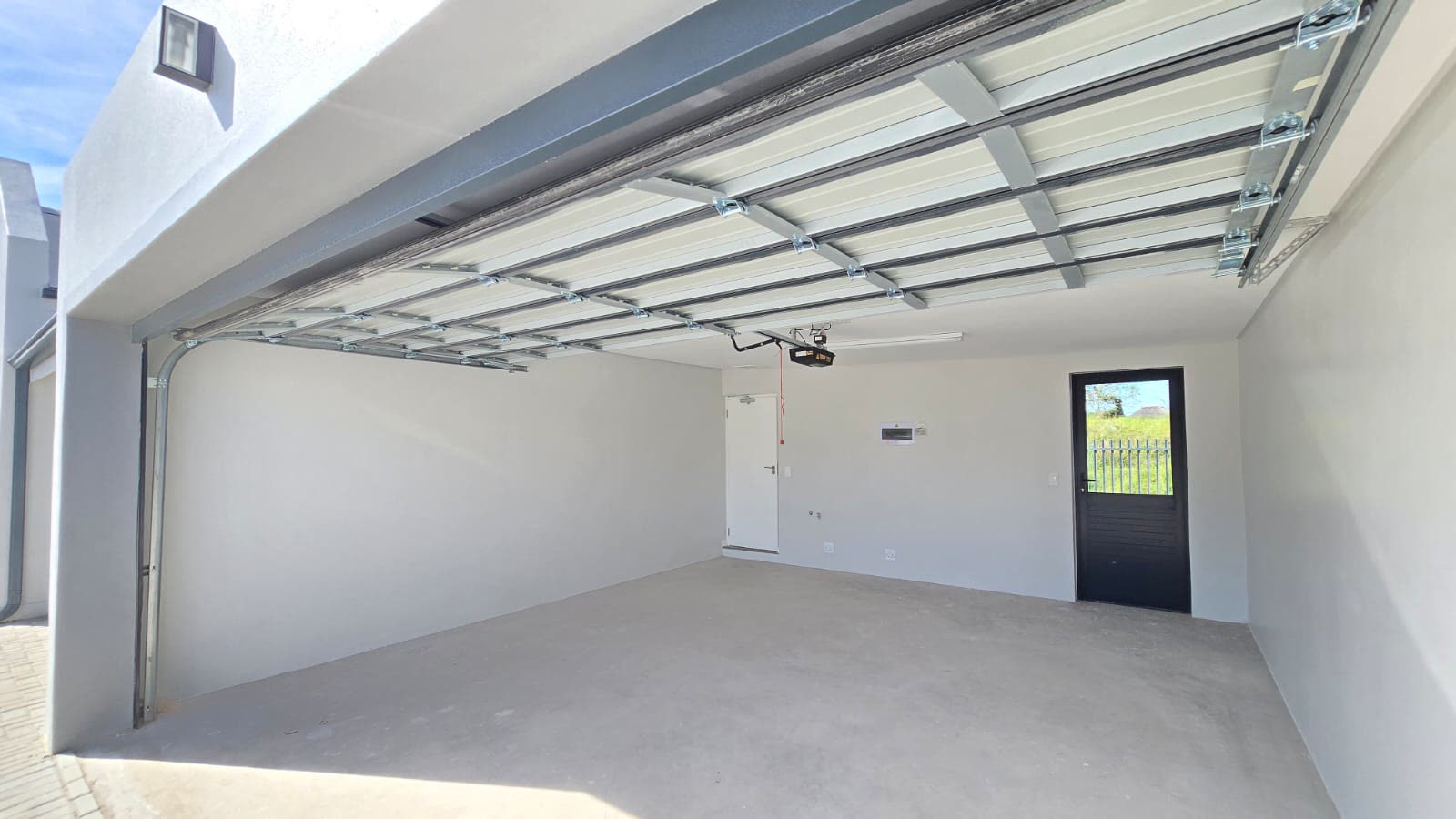 Double garage with automated door